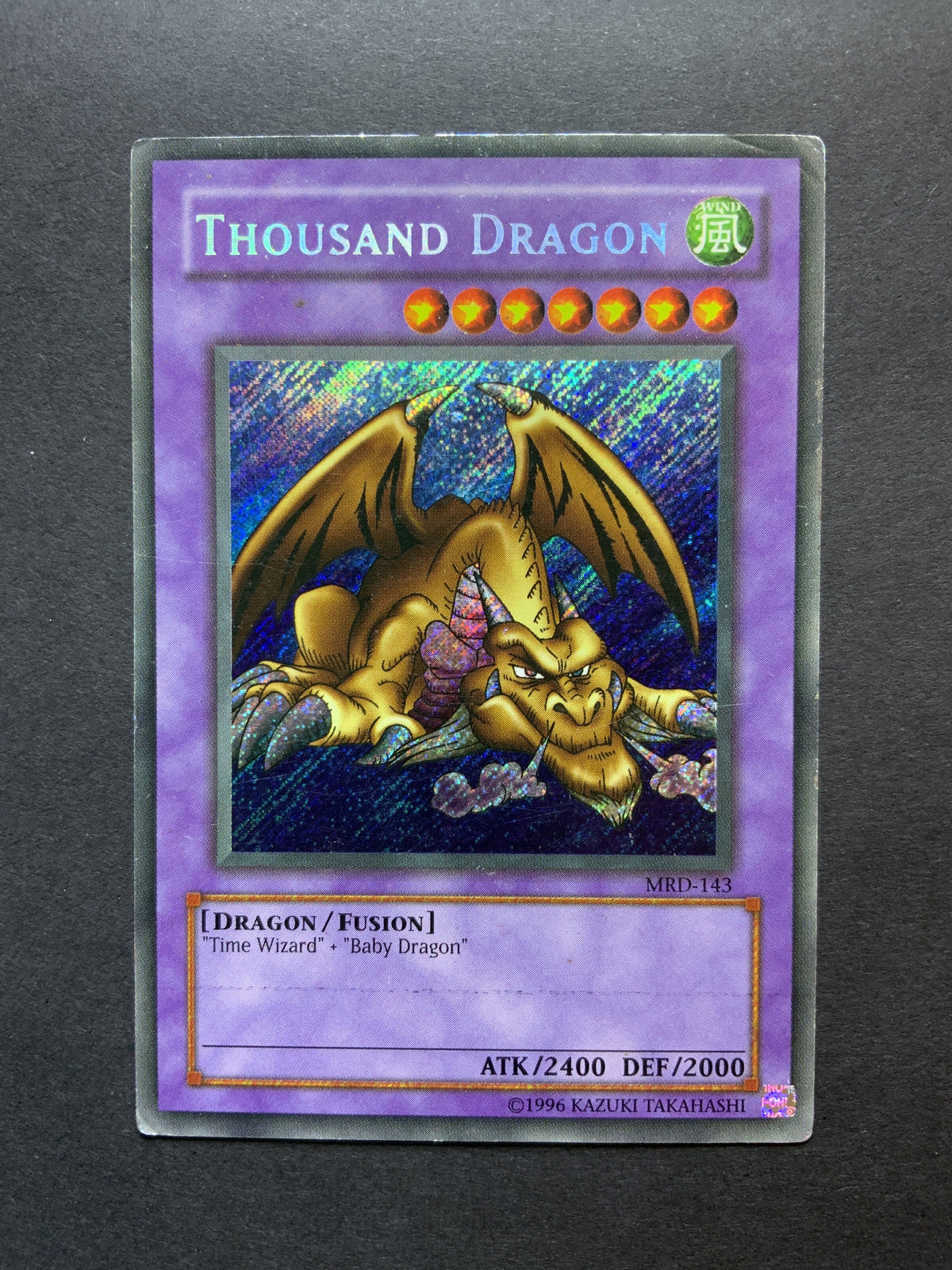 YUGIOH Thousand Dragon MRD-143 FOIL BLEED HP
