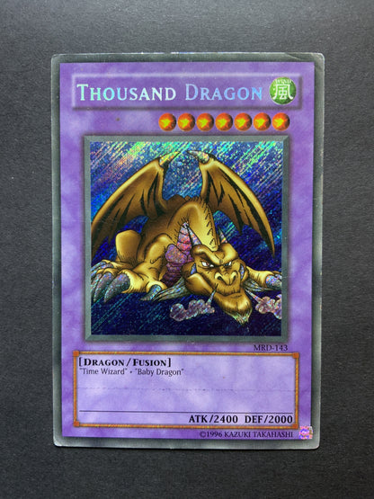 YUGIOH Thousand Dragon MRD-143 FOIL BLEED HP