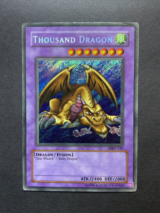 YUGIOH Thousand Dragon MRD-143 FOIL BLEED HP