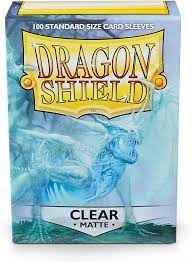 Dragon Shield Standard Matte Sleeves 100ct Clear