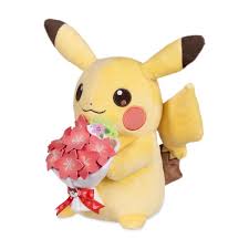 Pokemon Center Plush - Thoughtful Pikachu
