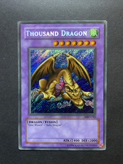 YUGIOH Thousand Dragon MRD-143 FOIL BLEED MP