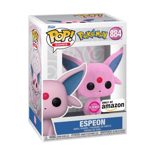 POP - (Slightly Damaged) Pokemon Espeon (Flocked)