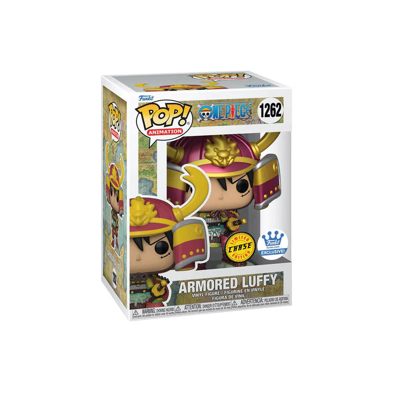 FUNKO POP - One Piece Armored Luffy  #1262 CHASE w/Protector
