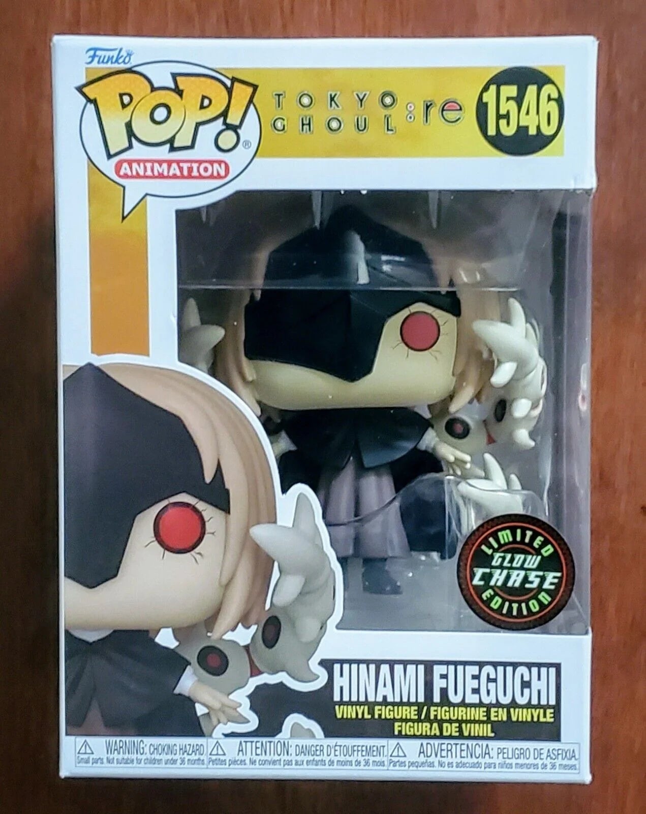 Funko POP Hinami Fueguchi Tokyo Ghoul :re 1546 Chase Glow (W)