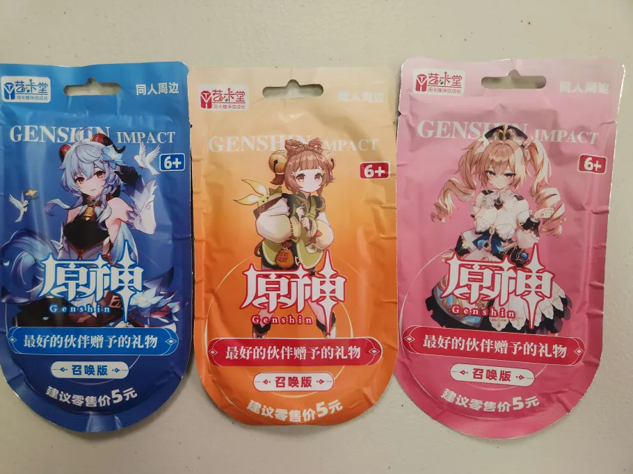 Genshin Impact Summoning Edition Booster Pack Simplified Chinese