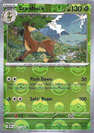 Sawsbuck (Poke Ball Pattern) 7 - SV White Flare Holofoil