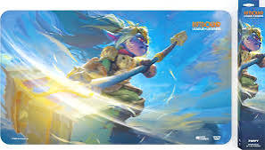 League of Legends RIFTBOUND TCG Art Playmat Poppy