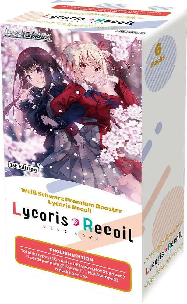 Weiss Schwarz Lycoris Recoil Premium Booster Box