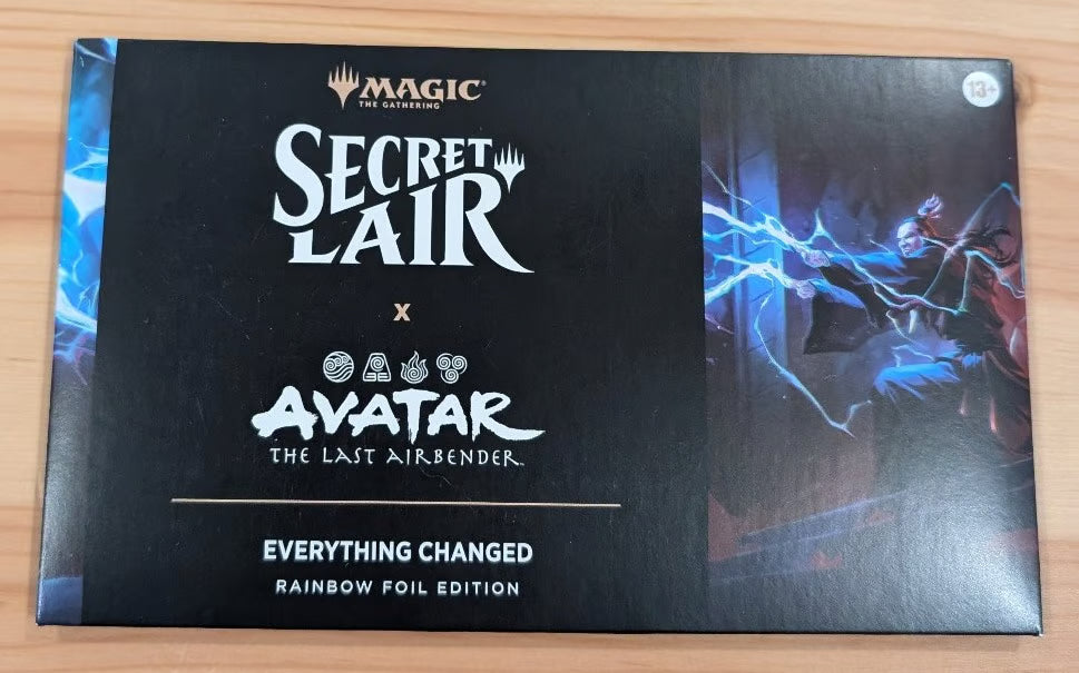 MTG Secret Lair x Avatar the Last Airbender Everything Changed Rainbow Foil Edition