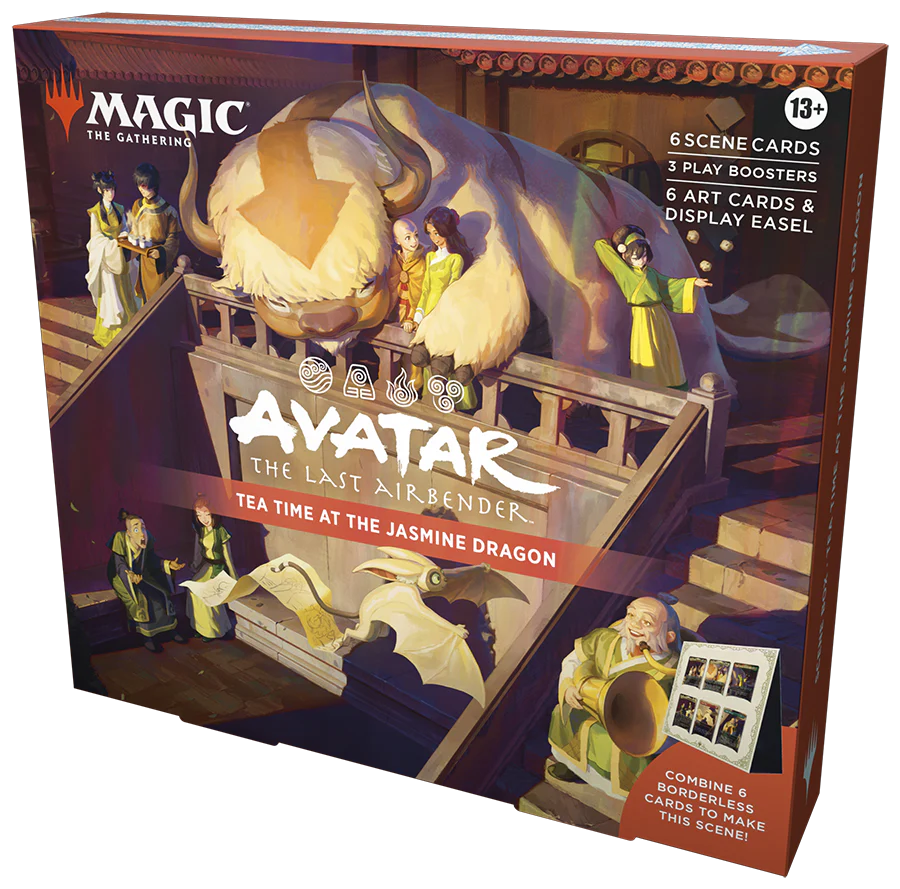 Magic The Gathering Universes Beyond: Avatar The Last Airbender - Scene Box - Tea Time At The Jasmine Dragon
