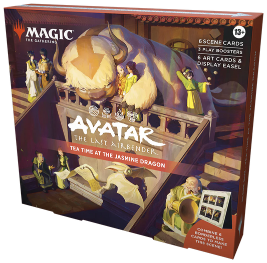 Magic The Gathering Universes Beyond: Avatar The Last Airbender - Scene Box - Tea Time At The Jasmine Dragon
