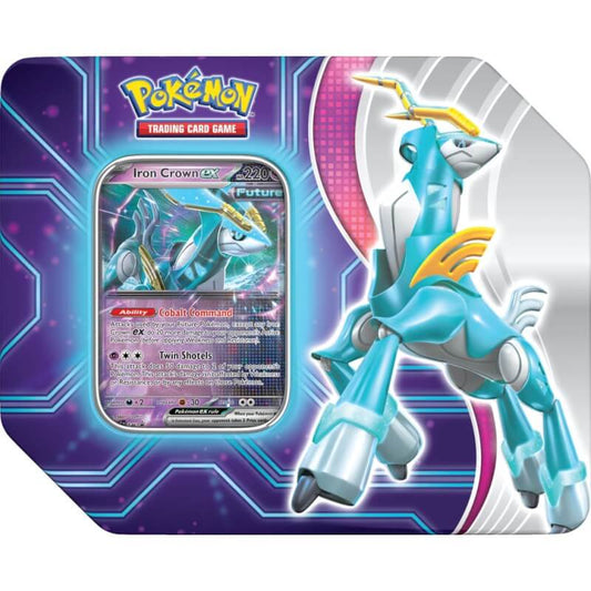 POKEMON Paradox Destinies Tin Iron Crown EX