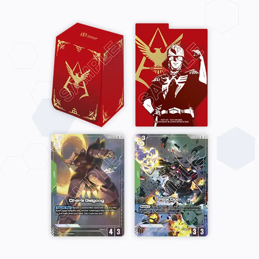 [PREORDER] Gundam Card Game Official Deck Case Set 02