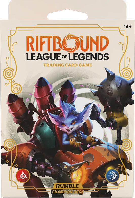 League of Legends RIFTBOUND TCG Spiritforged Champion Deck Rumble