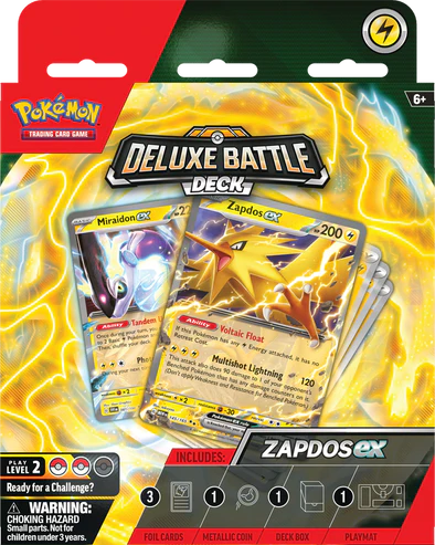 Pokemon Deluxe Battle Deck Zapdos EX