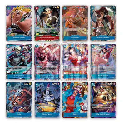 One Piece 9 Pocket Binder Set Seven Warlords of the Sea