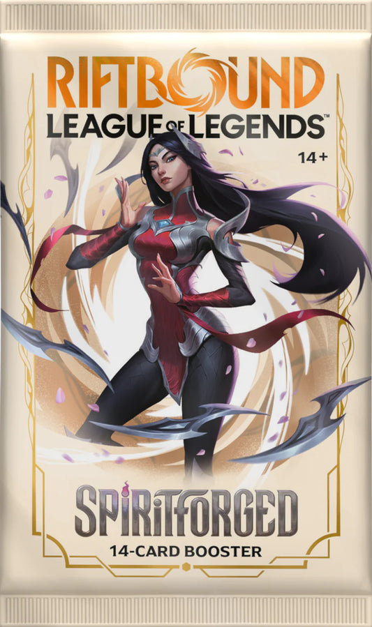 League of Legends RIFTBOUND TCG Spiritforged Booster Pack