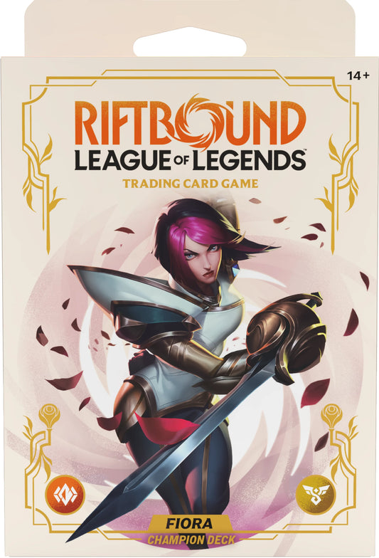 League of Legends RIFTBOUND TCG Spiritforged Champion Deck Fiona