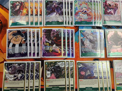 One Piece Green Purple Dolflamingo Deck