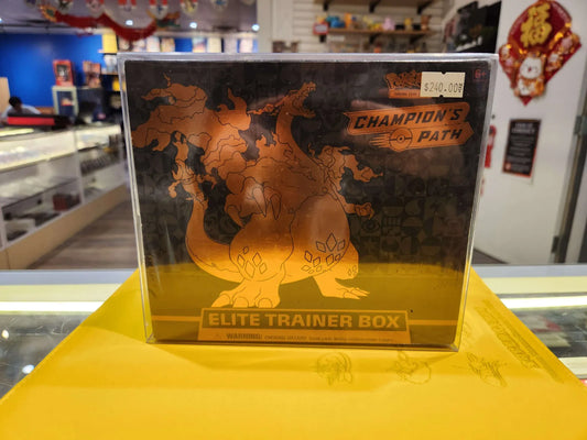 POKEMON - Champion's Path Elite Trainer Box With Plastic Case