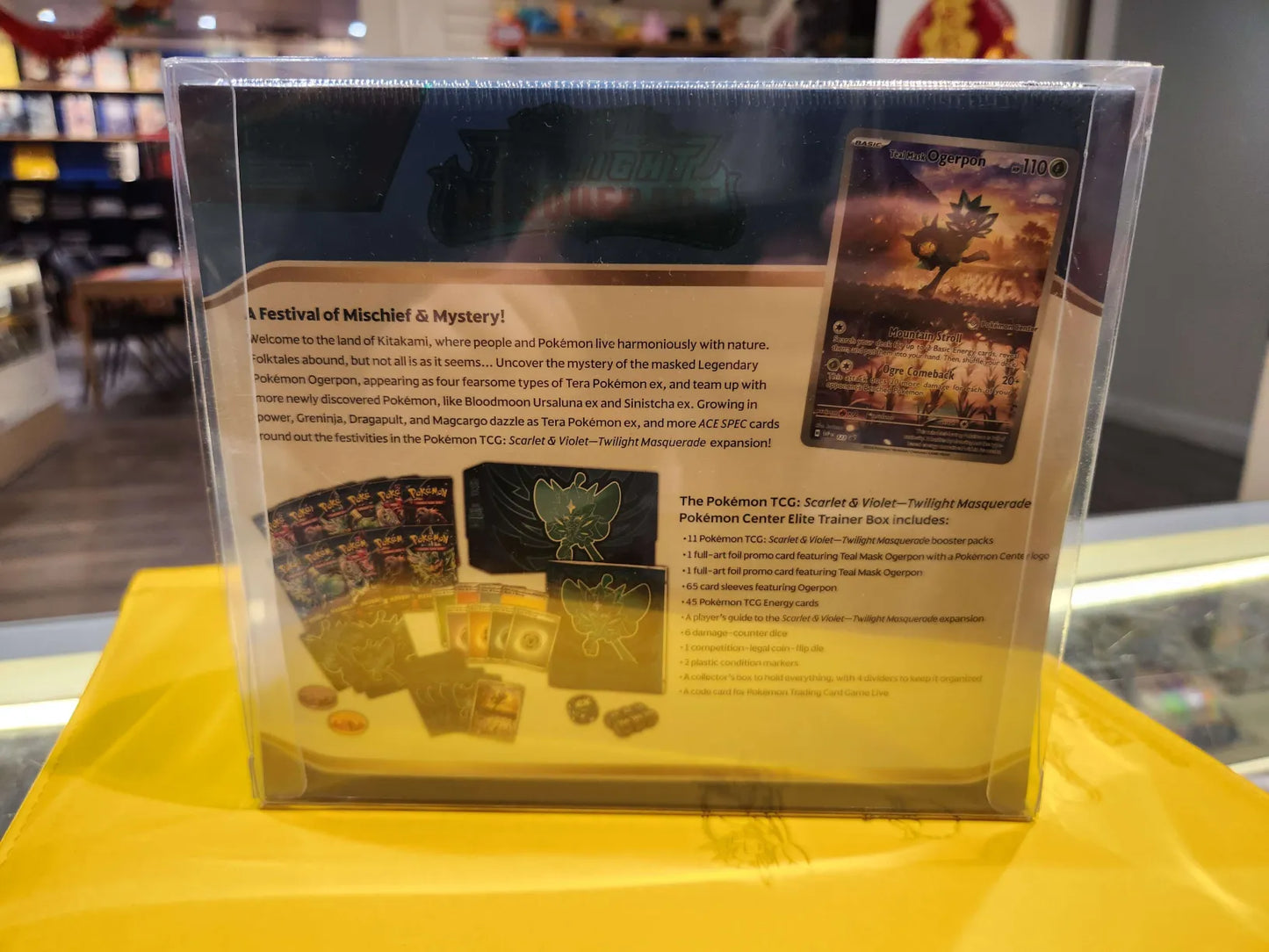 POKEMON - Twilight Masquerade Pokemon Center PC Elite Trainer Box (w)