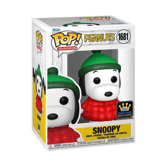 FUNKO POP - Television Peanuts Snoopy (in Coat) Specialty Series Exclusive 1681