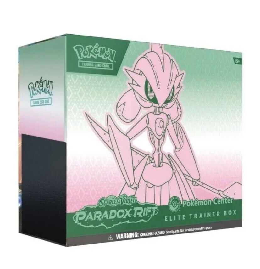 Pokemon Paradox Rift Pokemon Center Elite Trainer Box Iron Valiant