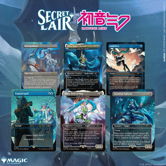 MTG Secret Lair x Hatsune Miku Winter Diva Non Foil Edition