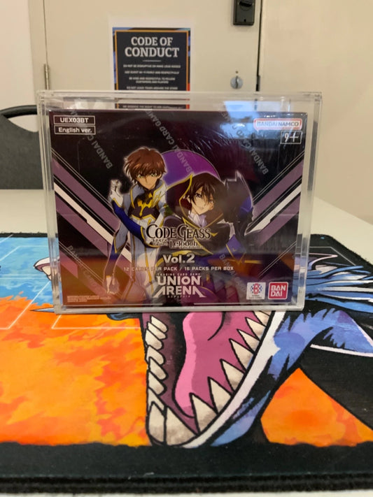 Union Arena Booster Box Acrylic Case UV Protective Non Skid