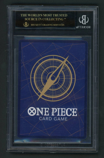 One Piece TCG Boa Hancock OP07-051 Manga BGS BLACK LABEL Pristine 10