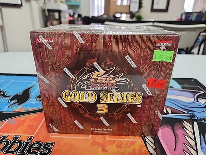 Yugioh Gold Series 3 GLD3 SEALED Display of 5 Mini Boxes