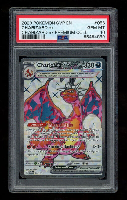 POKEMON Charizard Ex SV Promo 056 Full Art Promo PSA 10 GEM MINT #2