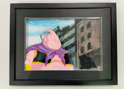 DRAGON BALL Z Season 8 Fat Buu Cel B1/A1 END w/ CUSTOM ART FRAMING and 2 MOUTHS!