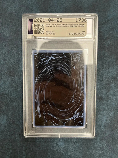 YUGIOH Promo Obelisk the Tormentor GBI SCR PSA 10 #2