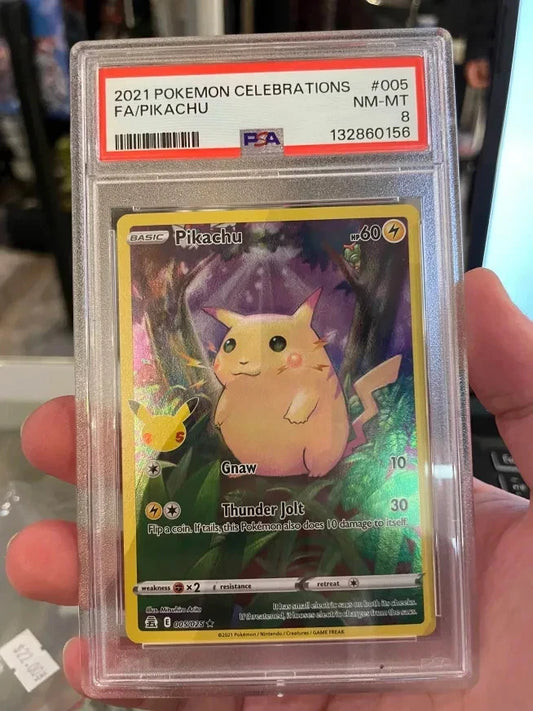 Pokemon - Pikachu 5/25 Celebrations PSA 8