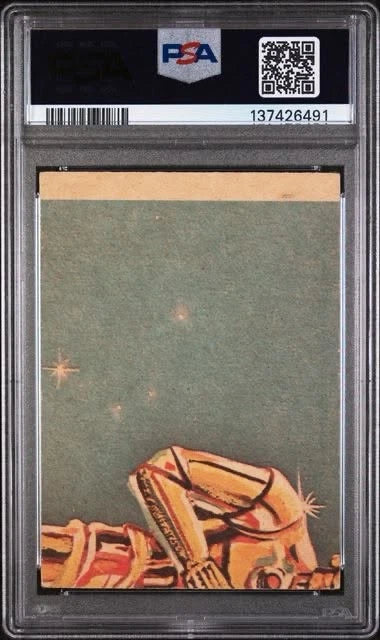 1977 Star Wars OPC See-Threepio And Princess Leia #51 PSA 3