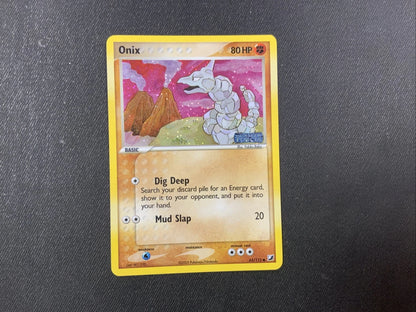 Pokemon Onix LP Misprint (LP foil line) SEE PHOTOS