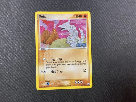 Pokemon Onix LP Misprint (LP foil line) SEE PHOTOS