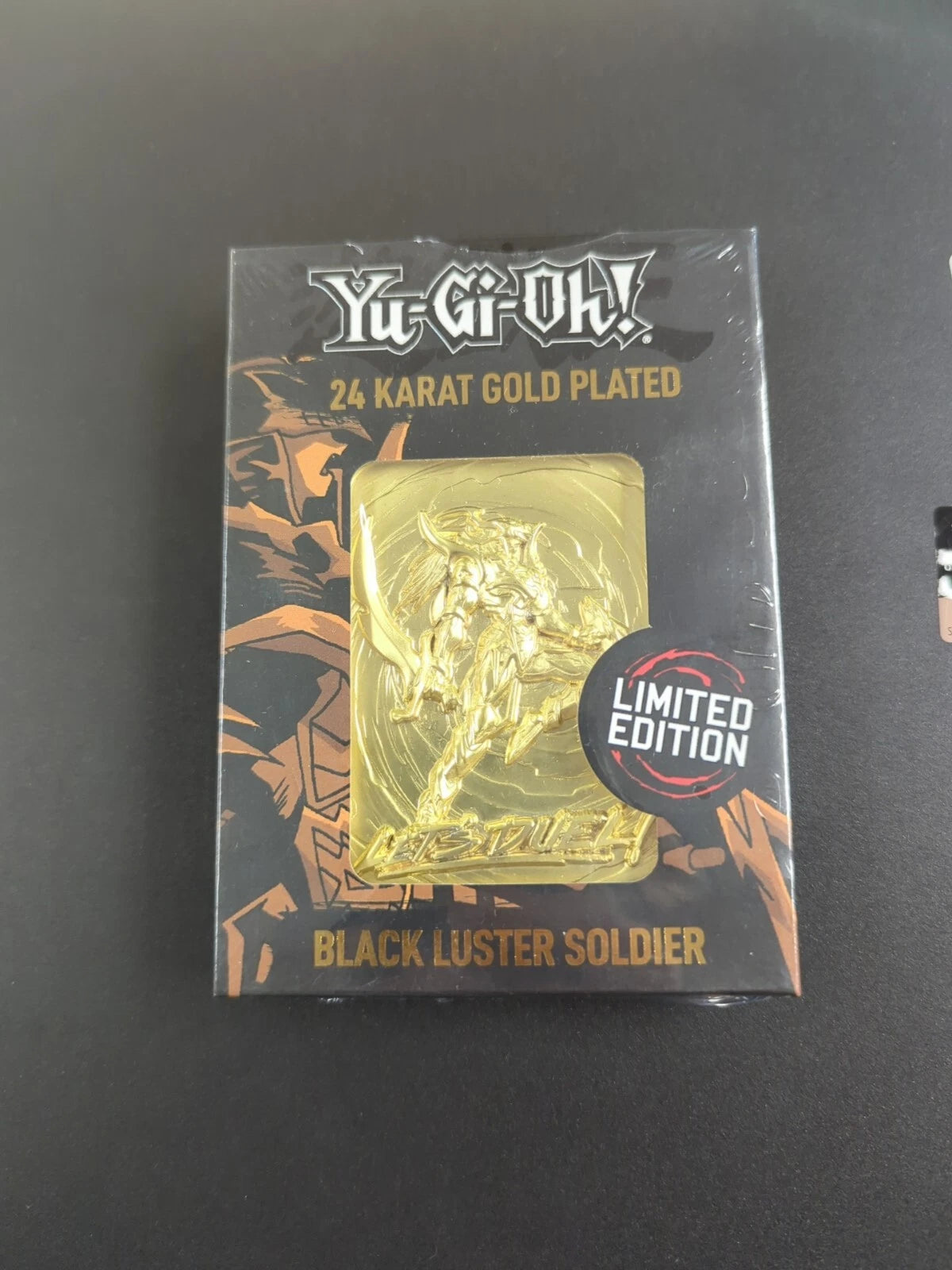 [CLEARANCE] Yugioh 24k Gold Plated Figure - Black Luster Soldier