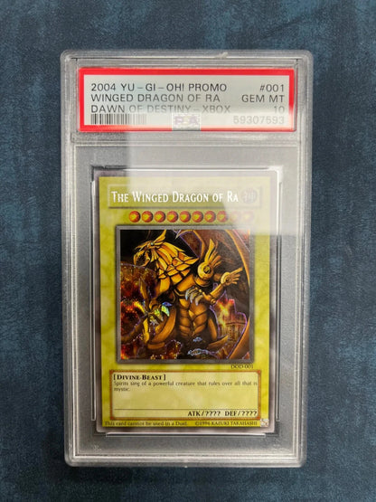 YUGIOH Promo Winged Dragon of Ra DOD PSA 10