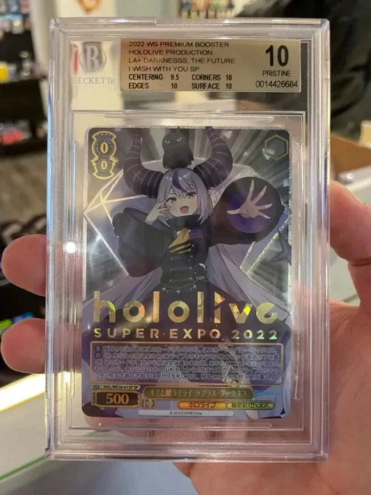 Weiss Schwarz HOLOLIVE PREMIUM SUPER EXPO 2022 HOL/WE36-01SP La+ Laplus BGS 10