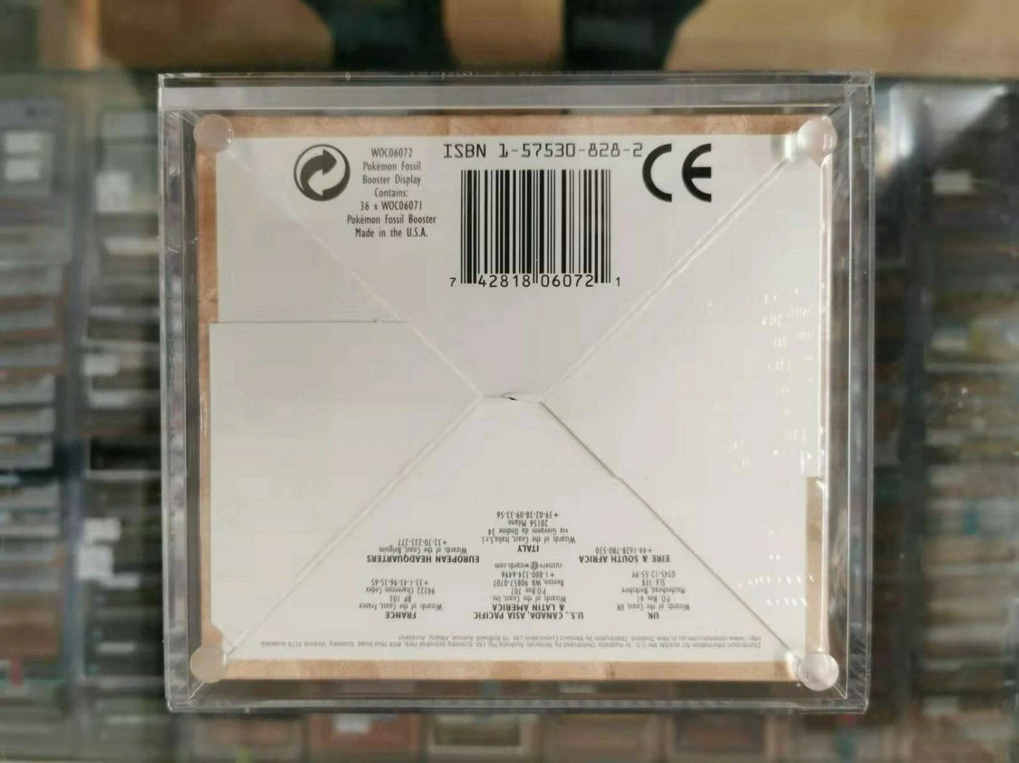 Pokemon WOTC Booster Box Acrylic Case