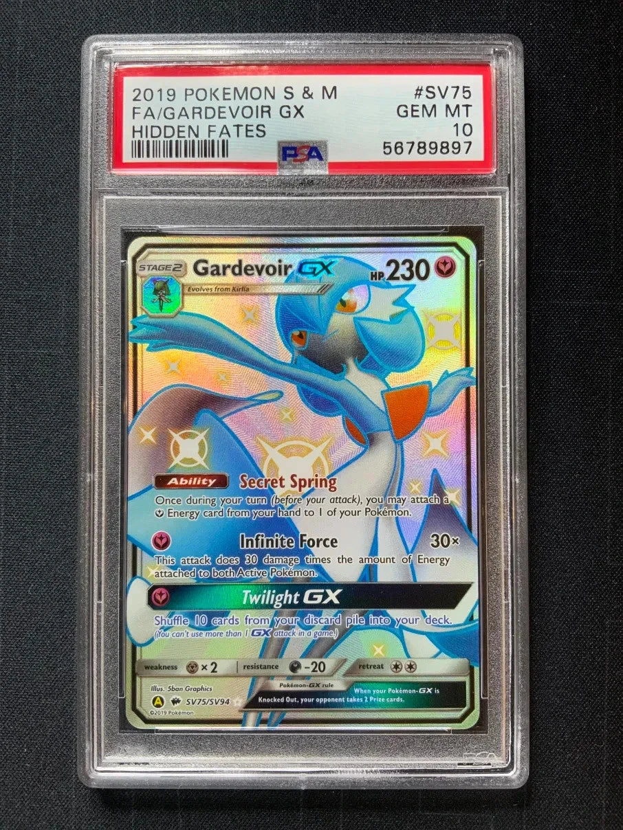 Pokemon 2019 Pokemon S & M FA/Gardevoir GX Hidden Fates #SV75 PSA 10 GEM MT