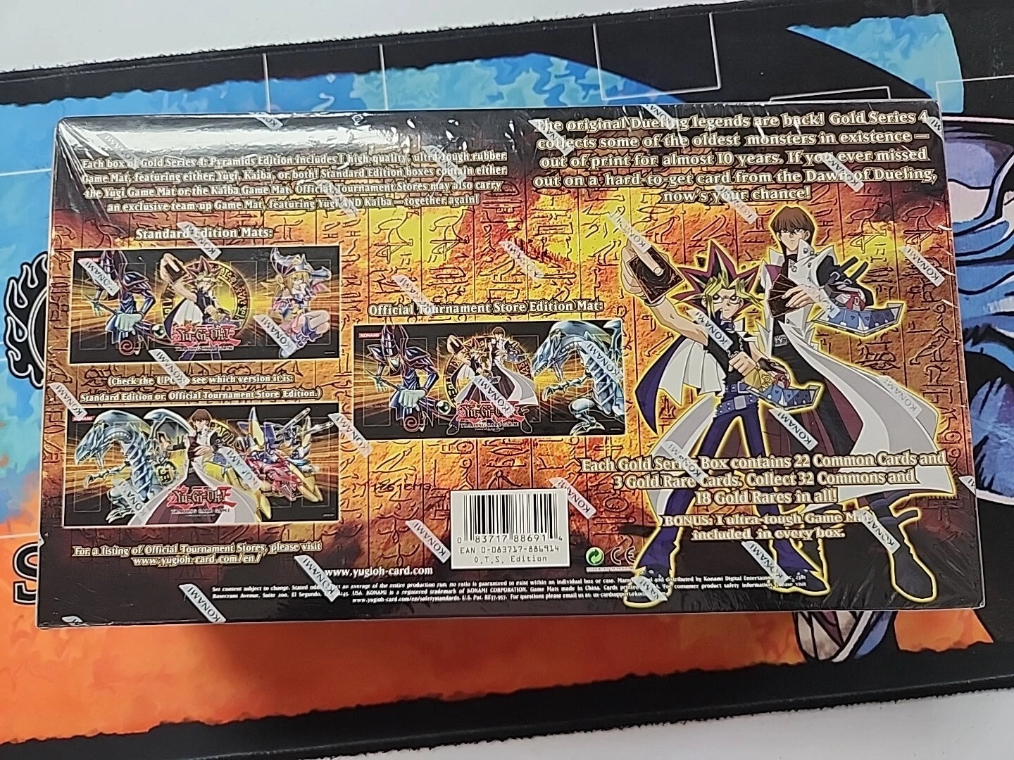 Yugioh Gold Series 4 GLD4 Pyramid Edition 5 Mini Boxes Display SMALL SEAL TEAR