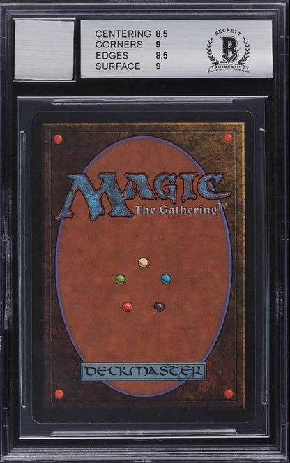 Magic the Gathering BETA BGS 8.5 Q++ NM/M Black Lotus w/ Christopher Rush Sig