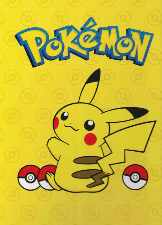 Pokemon Classic Pikachu Baby Milo Unofficial 9 Pocket Zippered Binder 360 Slot