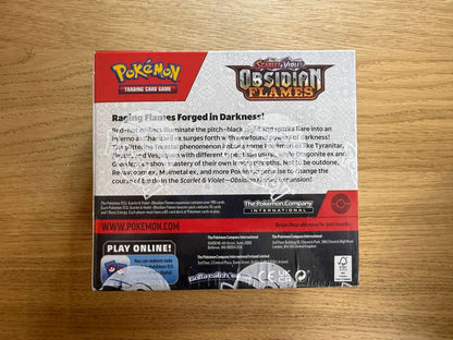 Pokemon Scarlet & Violet Obsidian Flames Booster Box W/ Acrylic Case (Sealed)