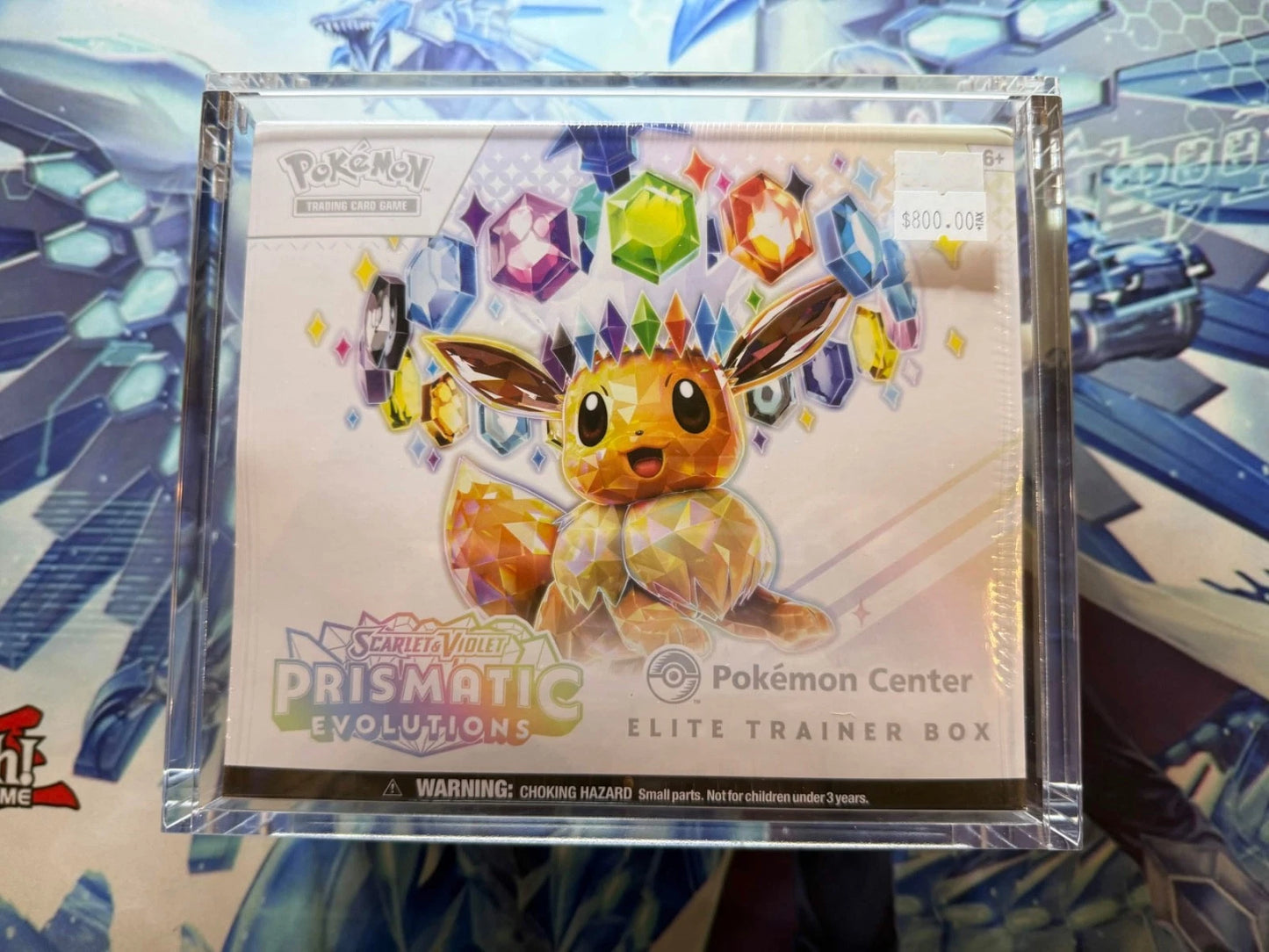Pokemon Prismatic Evolutions Pokemon Center Elite Trainer Box W/ Acrylic