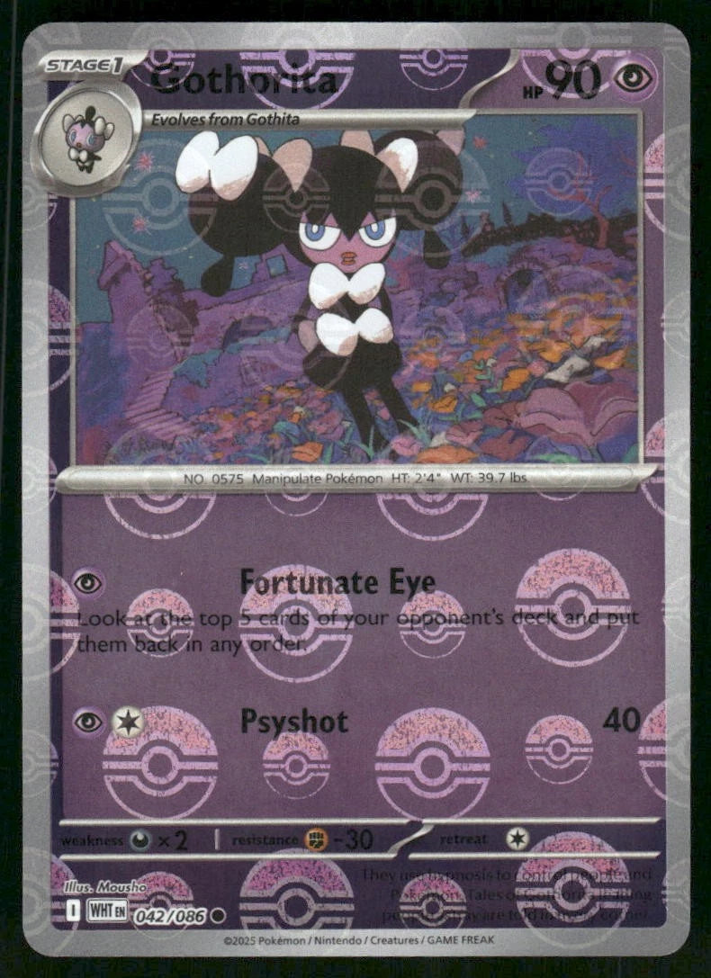 Gothorita (Poke Ball Pattern) 42 - SV White Flare Holofoil